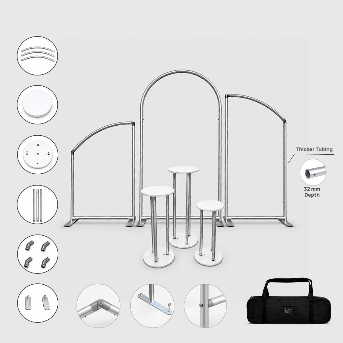 Bogenparty-Sets mit Sockel - Modell 2