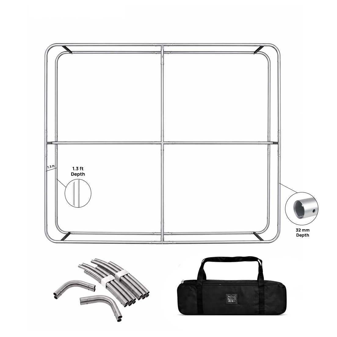 3D Wall Box Fabric Exhibition Display