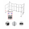Magnetisches Stoff-Messestandsystem – Modell 2 (6m x 6m)