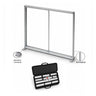 SEG-Stoff-Medienwand – 2.5m W x 2.5m H