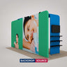 Mobiles Ausstellungsdisplay 3m x 6m – Modell 11