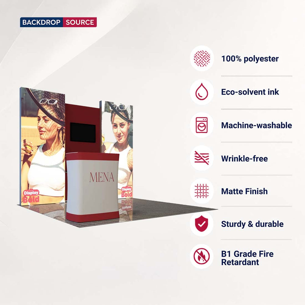 Premier 3m x 3m Messestand – Modell 7