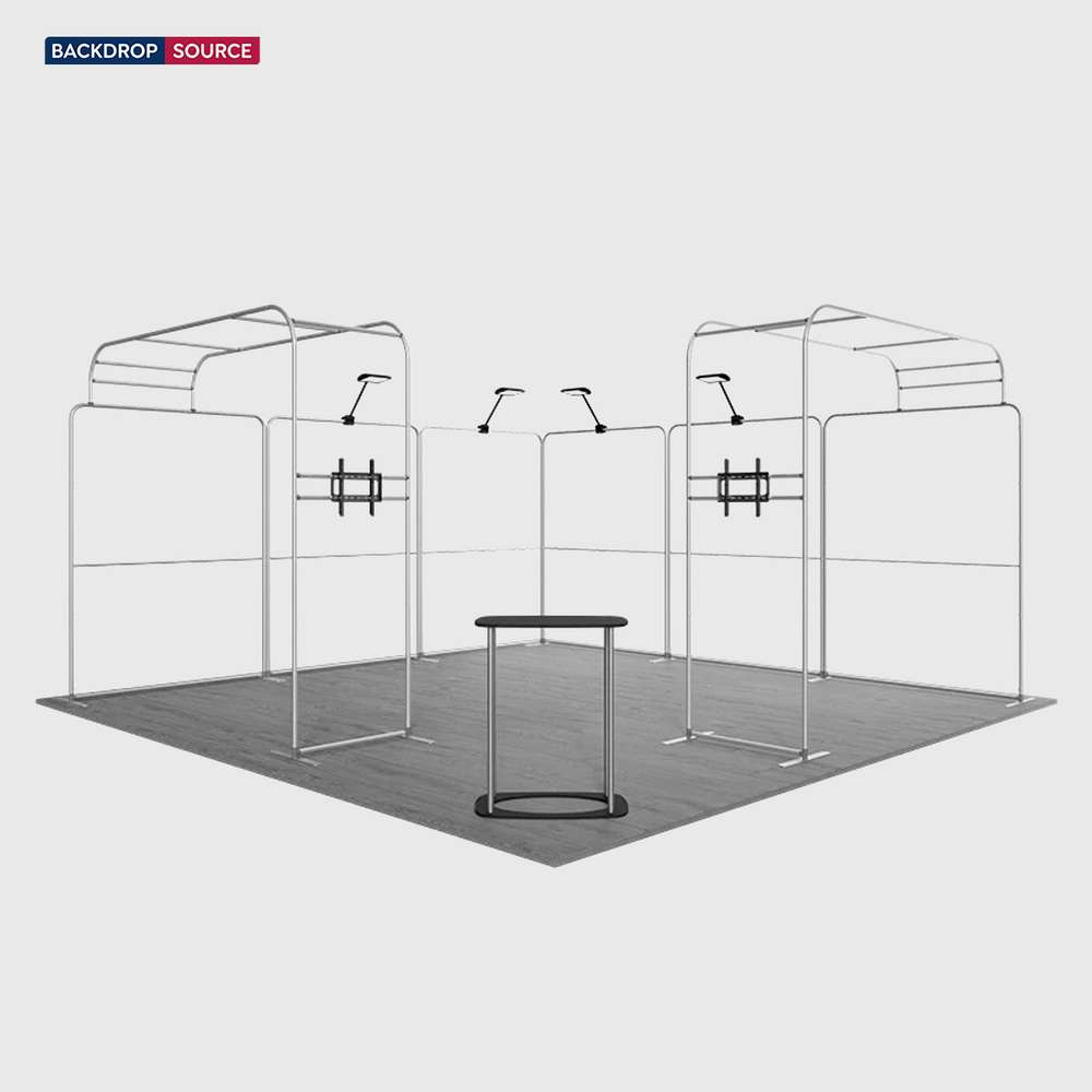 Modulare Messestand-Sets 6m x 6m – Modell 19