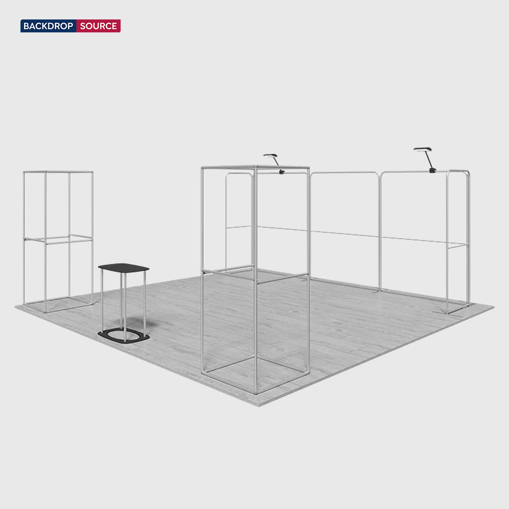 Modulare Messestand-Sets 6m x 6m – Modell 18