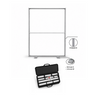 SEG-Stoff-Medienwand – 1.2m W x 2m H