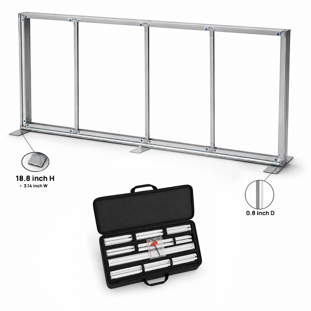 SEG-Stoff-Medienwand – 6m W