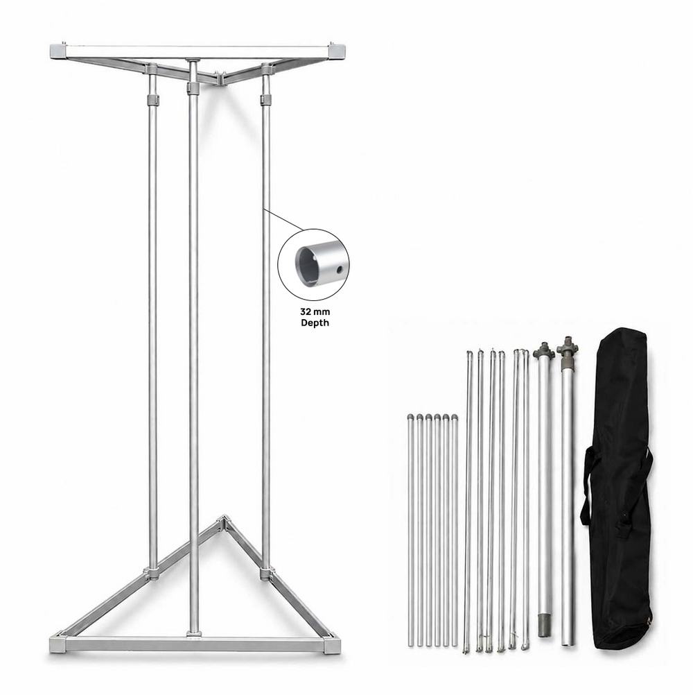 Modular Triangle Fabric Banner Display Stand