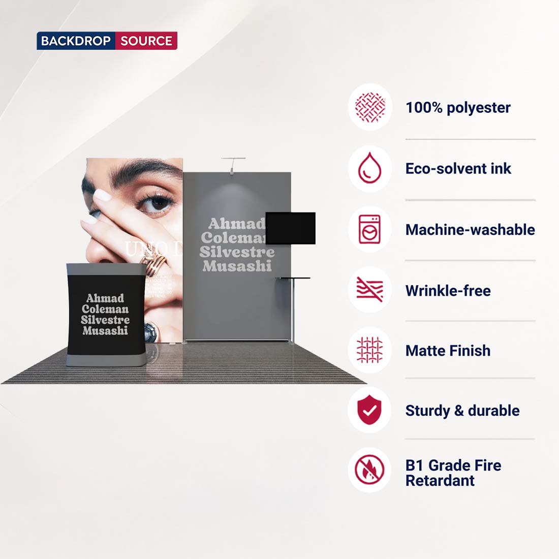 Premier 3m x 3m Messestand – Modell 4
