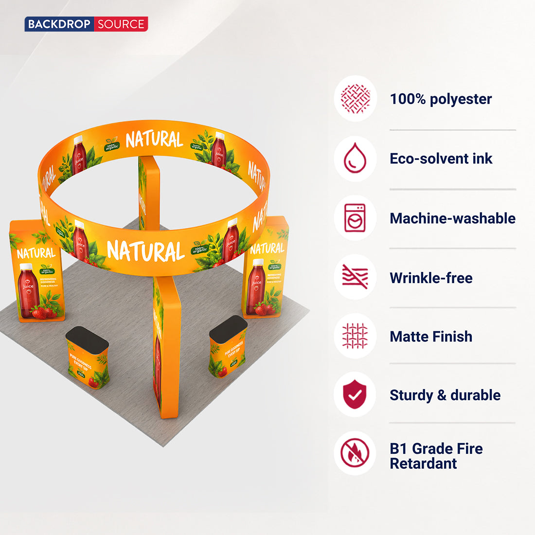 Modulare Messestand-Sets 6m x 6m – Modell 22