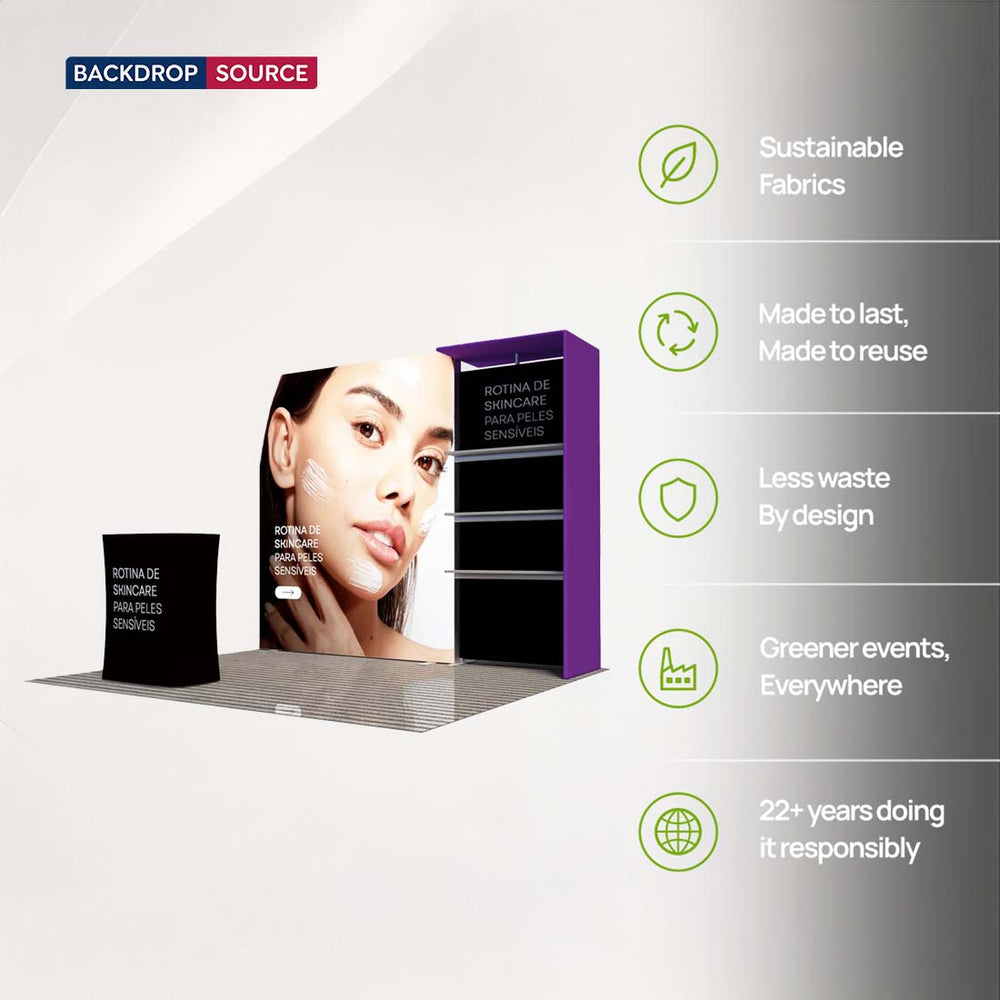 Premier 3m x 3m Messestand – Modell 5