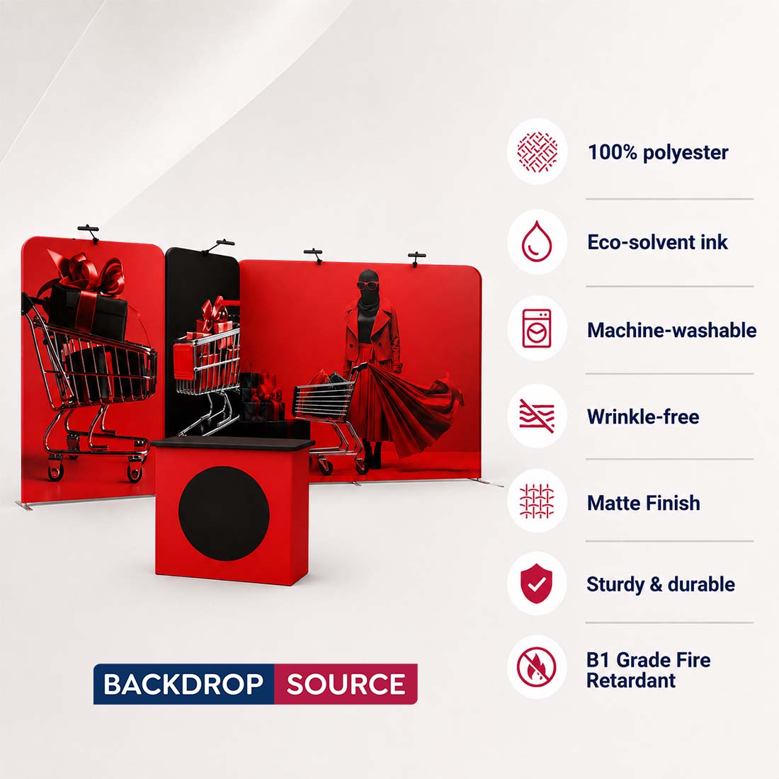 Portable Exhibit Display 3m x 6m - Model 8