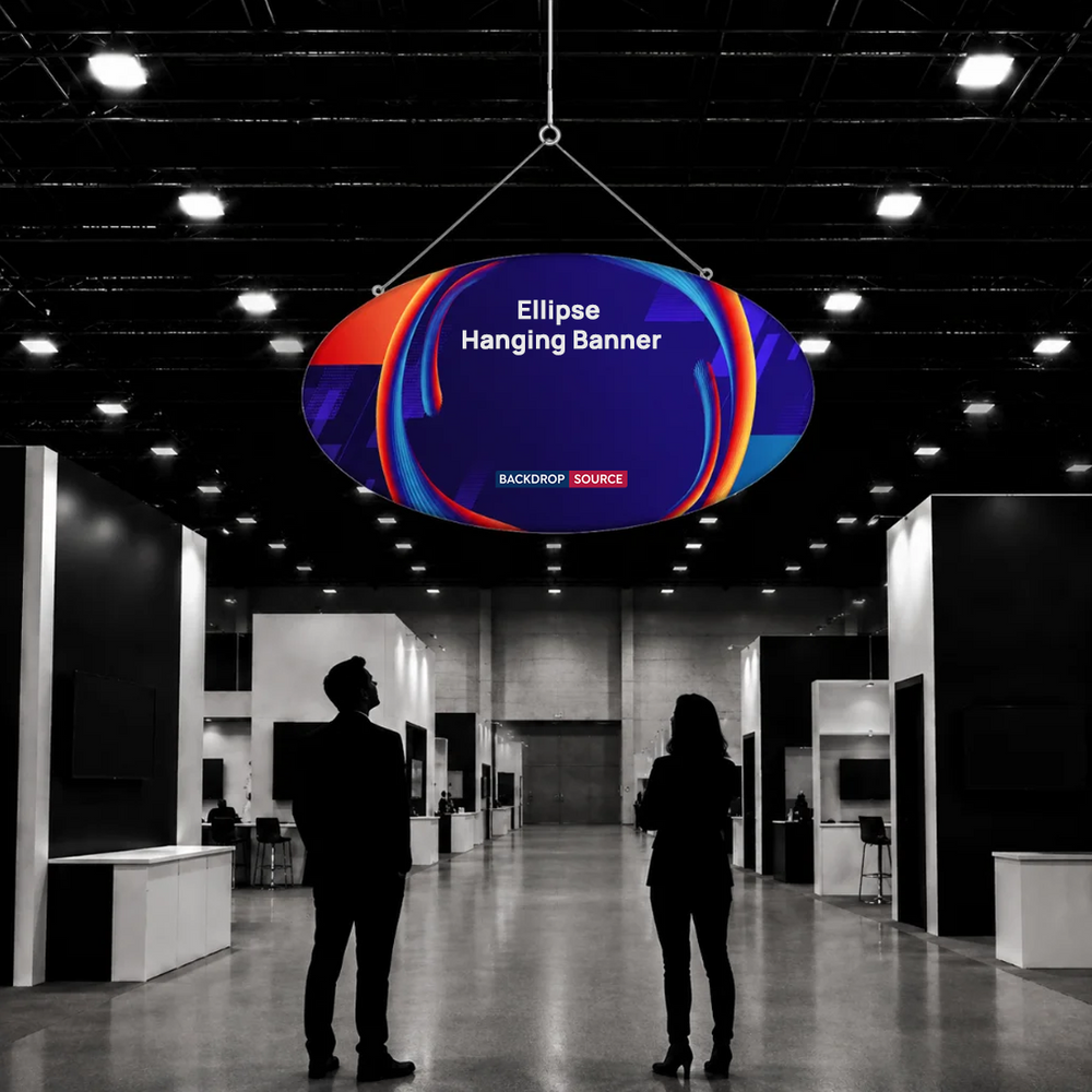 Sky Tube Ellipse Hanging Banner