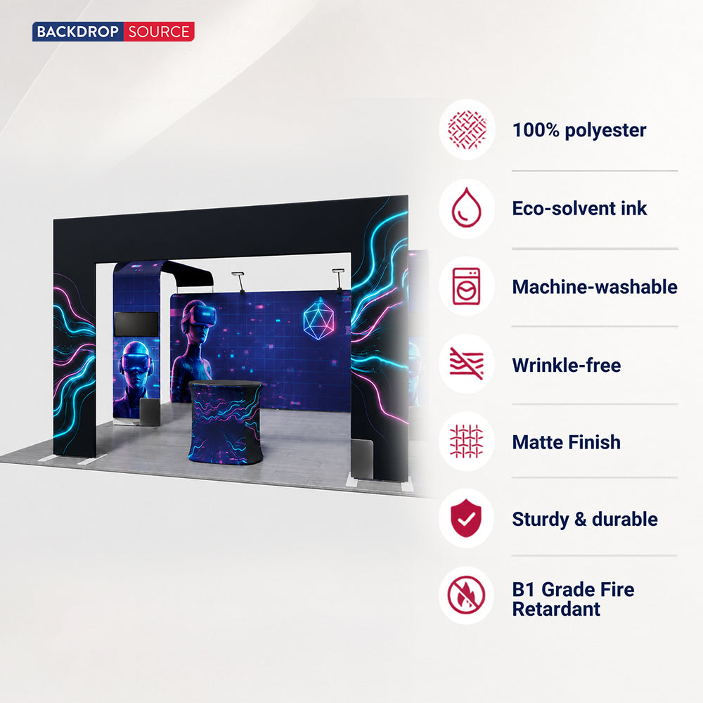 Modulare Messestand-Sets 6m  x 6m – Modell 16