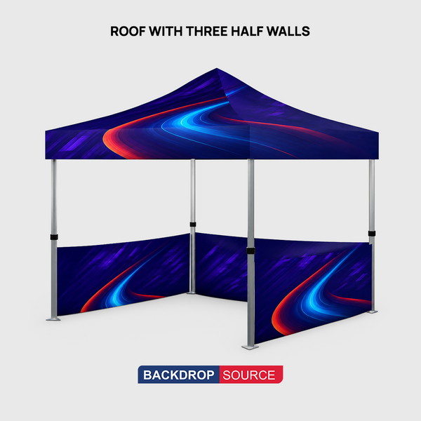 Robustes Stoffpavillonzelt – (3m W x 3m H)