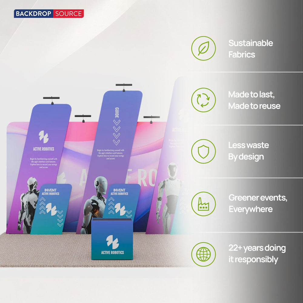 Mobiles Ausstellungsdisplay 6m x 3m – Modell 19