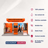 Portable Exhibit Display 3m x 6m - Model 13