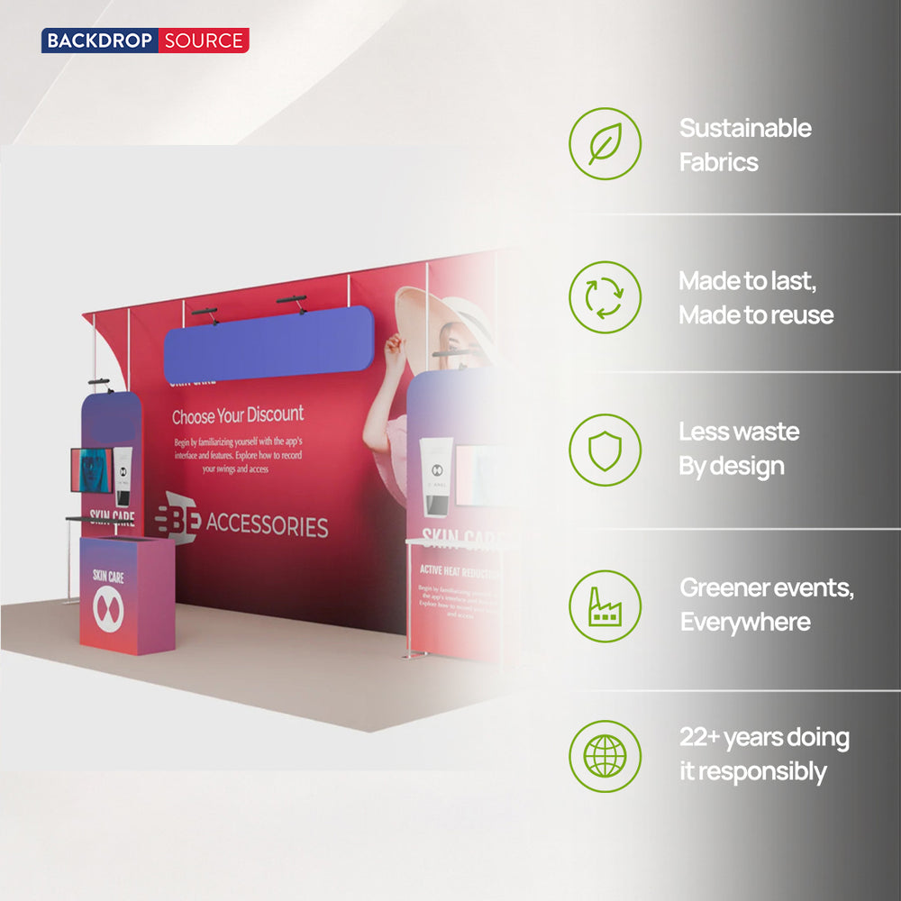 Portable Exhibit Display 6m x 3m - Model 15