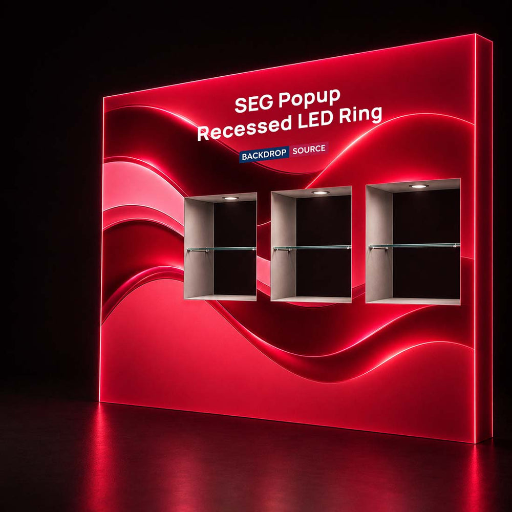 SEG Popup - Internal Showcase with Recessed Led Ring