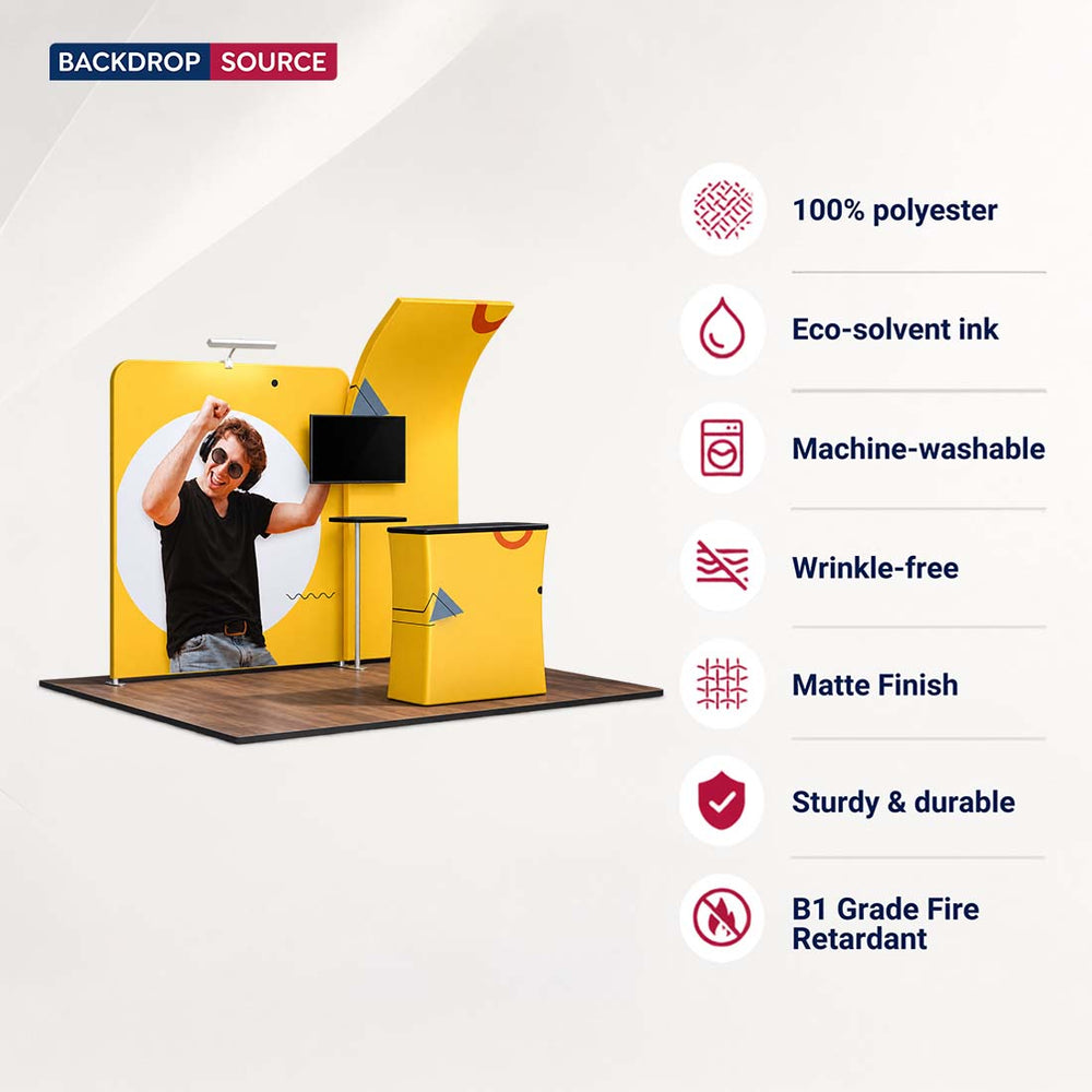 Tragbares Ausstellungsdisplay 3m x 3m – Modell 6