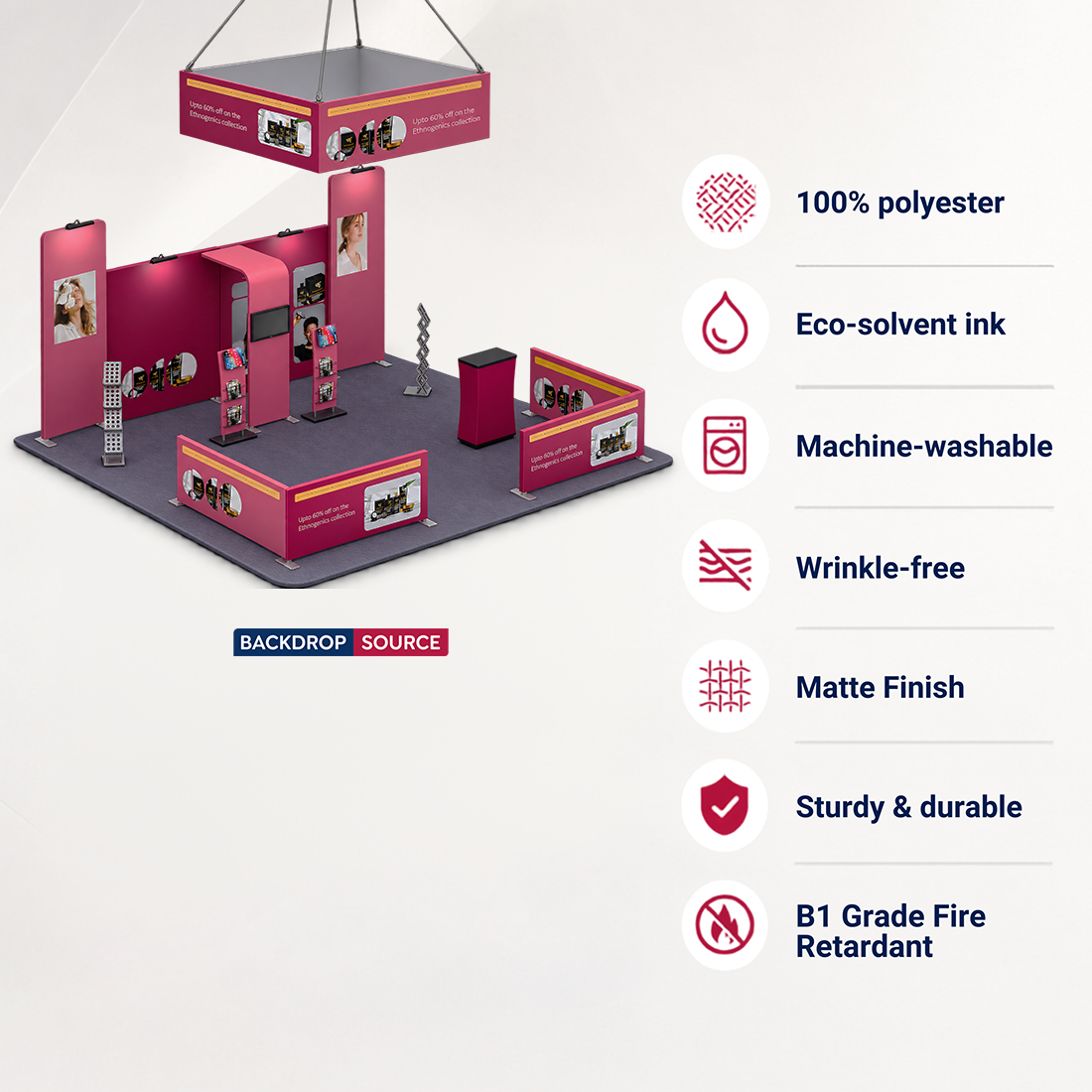 Modular Booth Kits 6m x 6m - Model 07