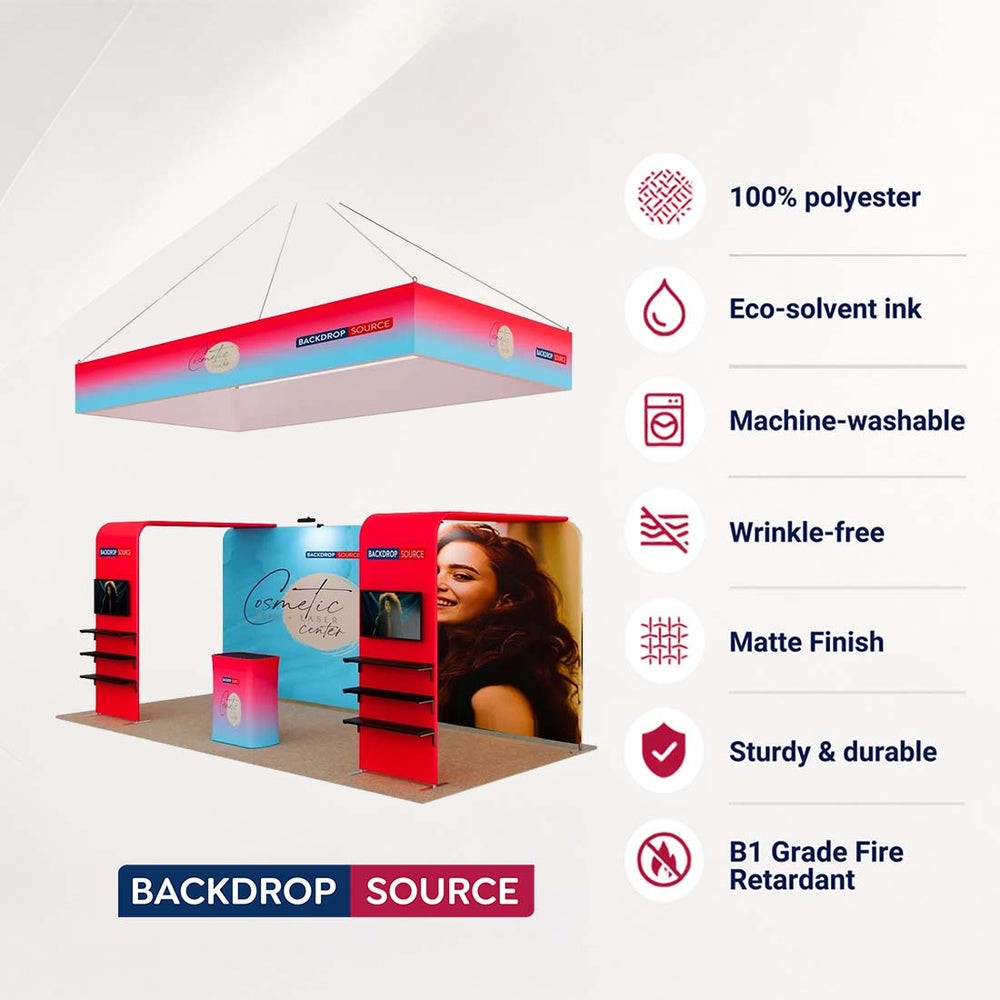 Portable Exhibit Display 3m x 6m - Model 15
