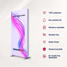 SEG-Stoff-Medienwand – 1m W x 2m H