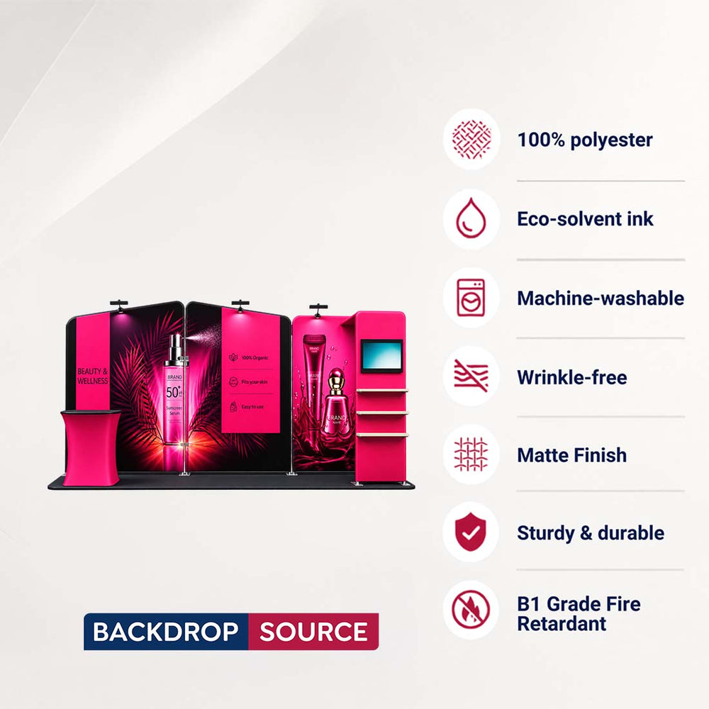 Portable Exhibit Display 3m x 6m - Model 18