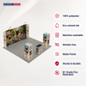 Modulare Messestand-Sets 6m x 6m – Modell 18