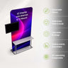 EZ-Display-Aufsteller mit Regalen und TV-Halterung