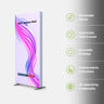 SEG-Stoff-Medienwand – 1m W x 2m H