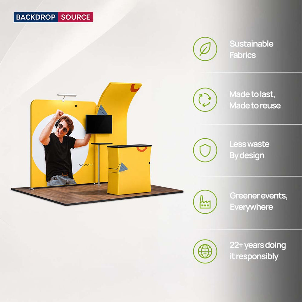 Tragbares Ausstellungsdisplay 3m x 3m – Modell 6