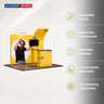 Tragbares Ausstellungsdisplay 3m x 3m – Modell 6