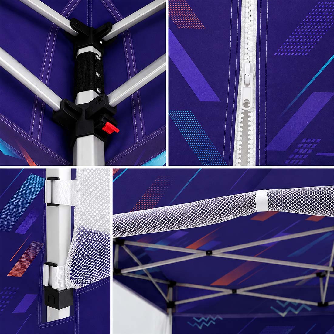 Heavy Duty Fabric Canopy Tent – (2m W x 3m H)