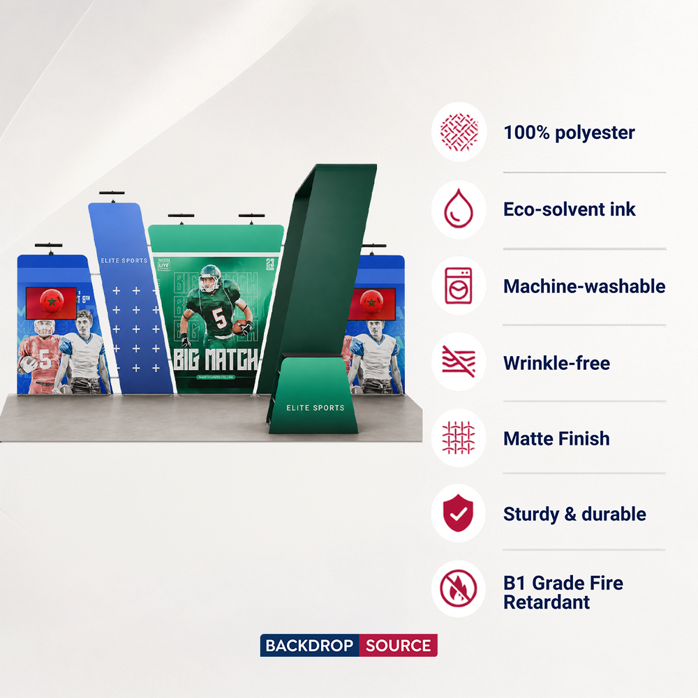 Portable Exhibit Display 6m x 3m - Model 16