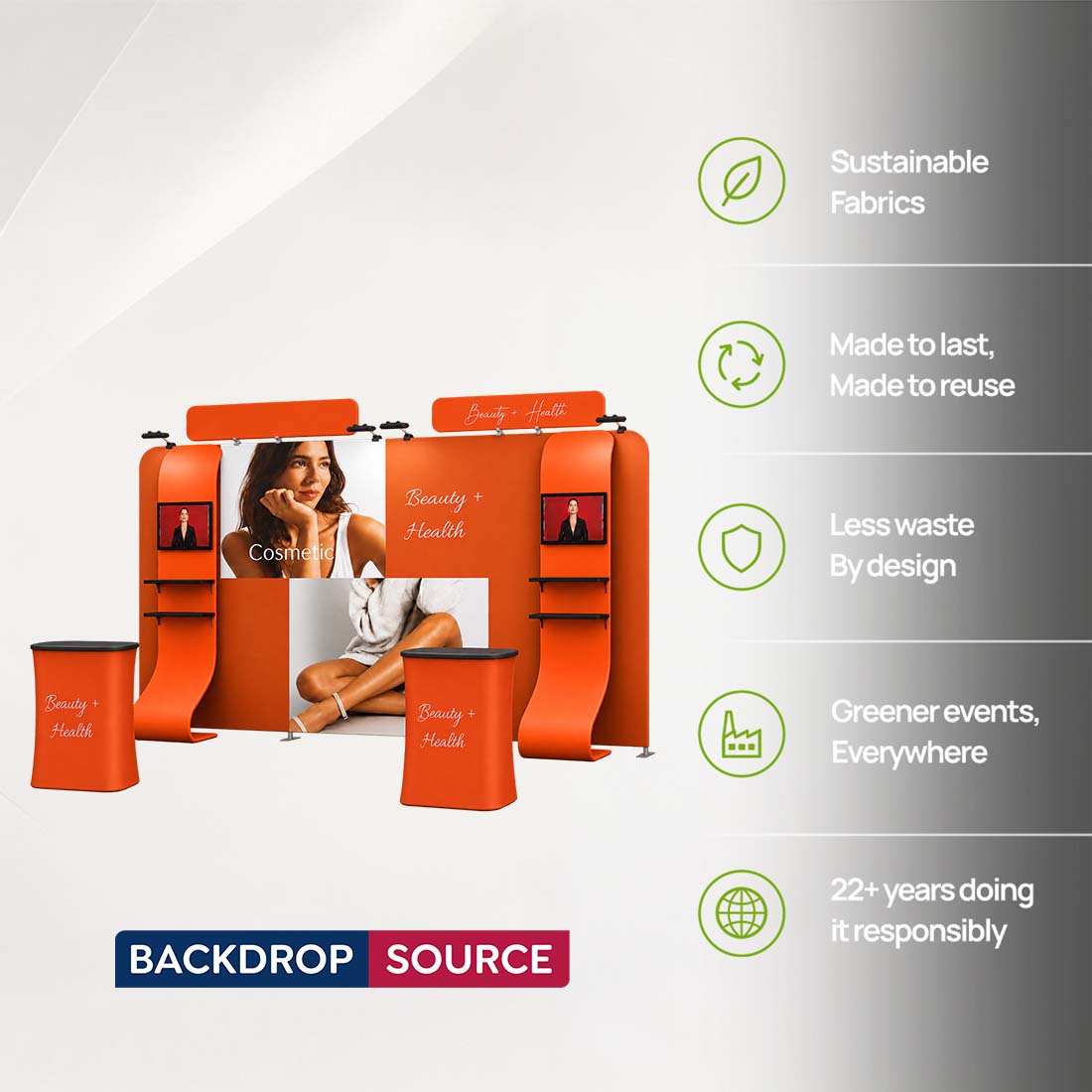 Mobiles Ausstellungsdisplay 3m x 6m – Modell 12