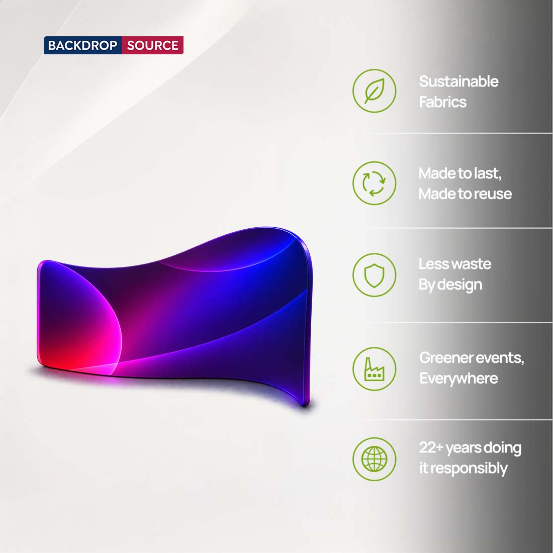 Glide-Wave-Ausstellungsdisplay
