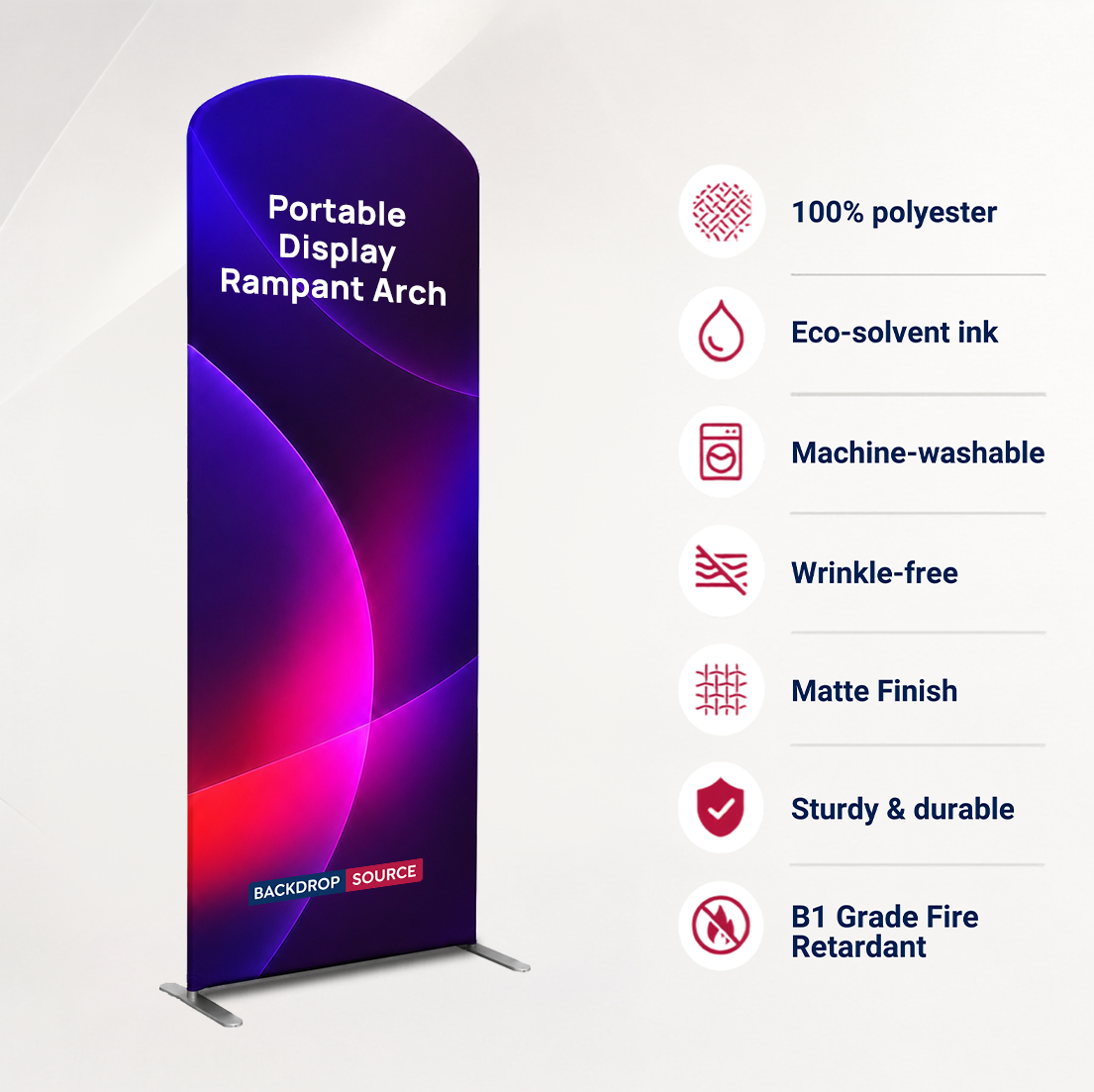 Portable Exhibit Display - Rampant Arch