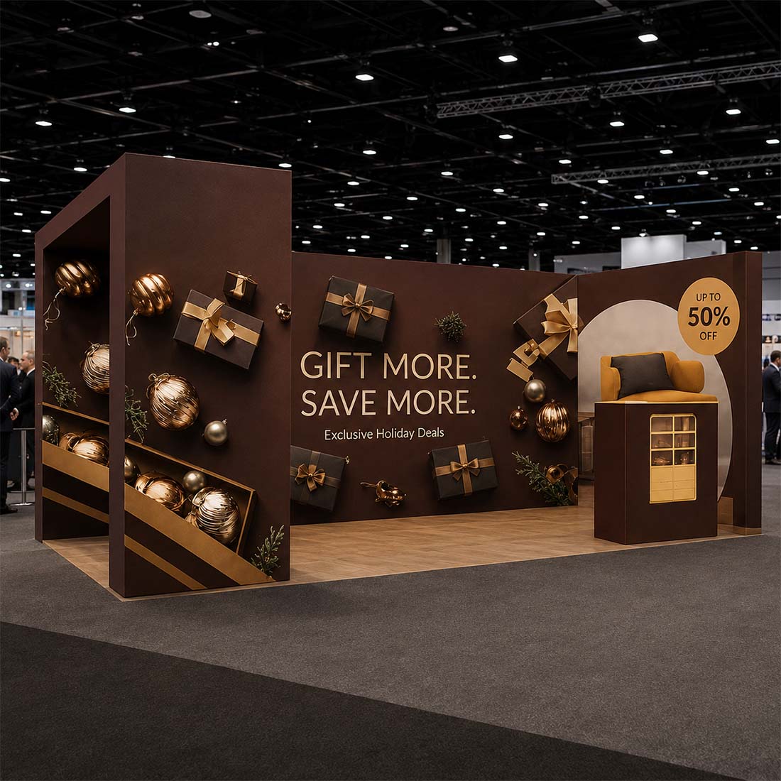 Portable Exhibit Display 3m x 6m - Model 19