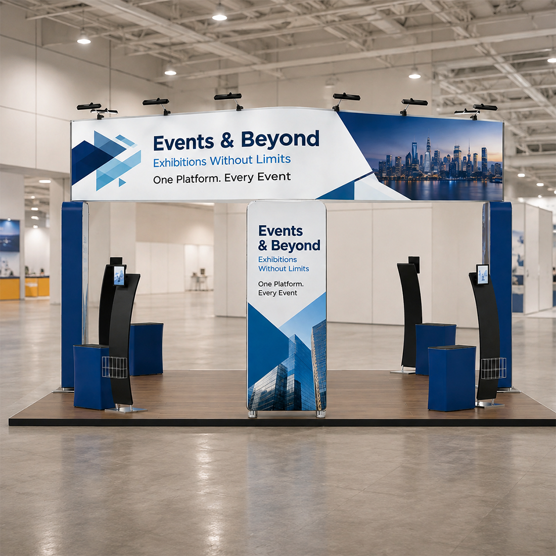 Modular Booth Kits 6m x 6m - Model 11