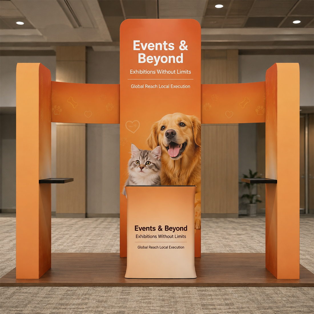 Modular Booth Kits 6m x 6m - Model 15