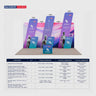 Mobiles Ausstellungsdisplay 6m x 3m – Modell 19