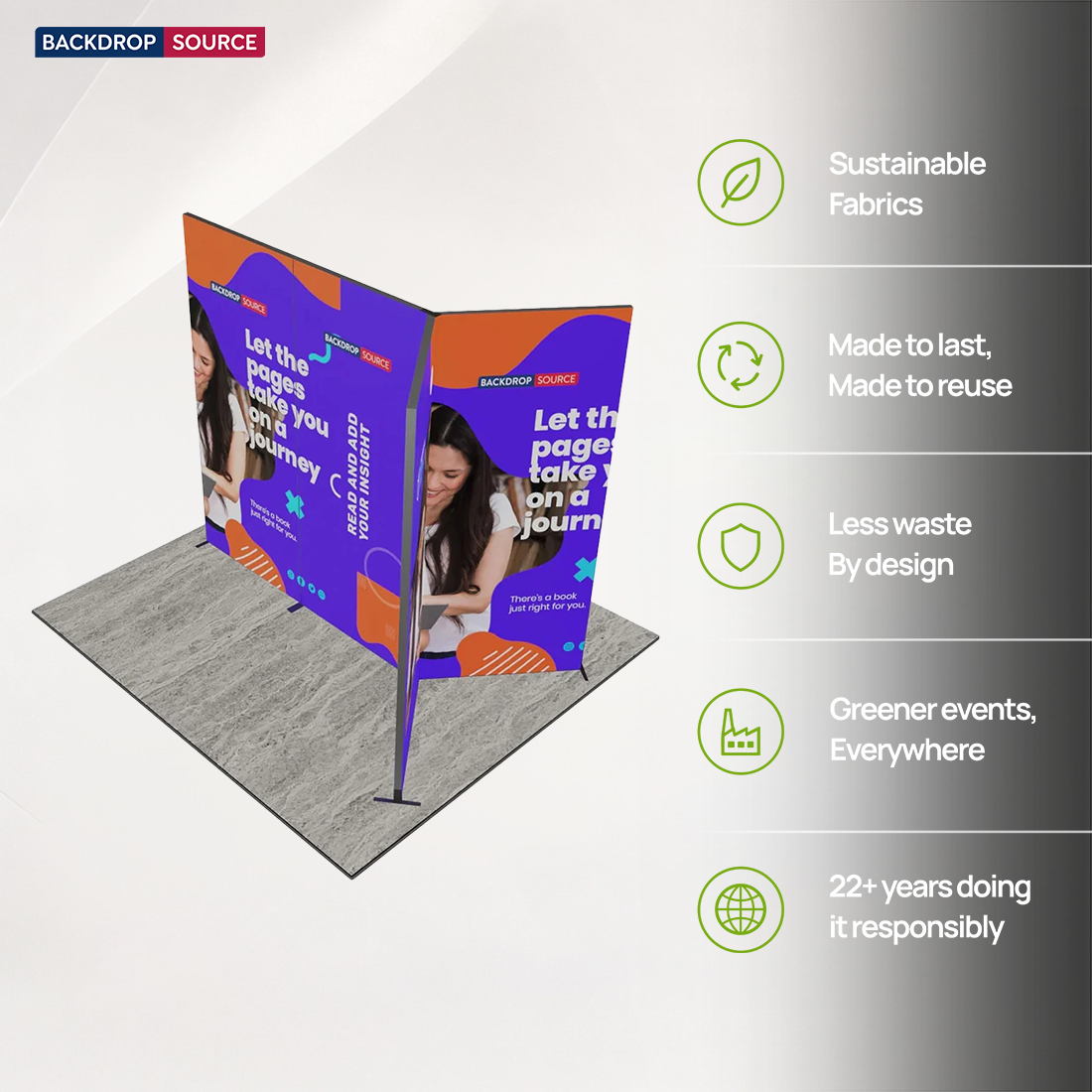 Foldable SEG  Exhibition Display - Model 9