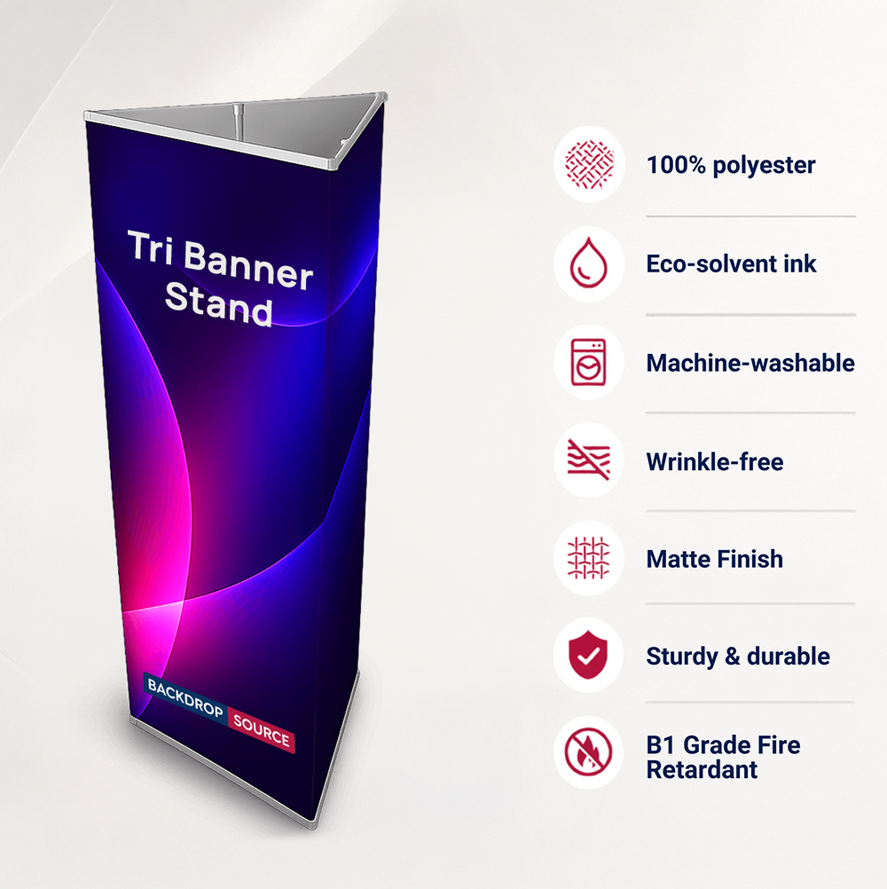 Modularer dreieckiger Stoffbanner-Displayständer