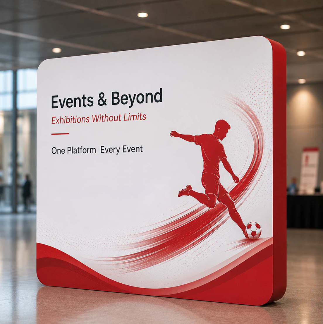 3D Wall Box Fabric Exhibition Display