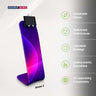 Elegantes Tablet-Display mit Spannstoff
