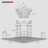 Modulare Messestand-Sets 6m x 6m – Modell 21