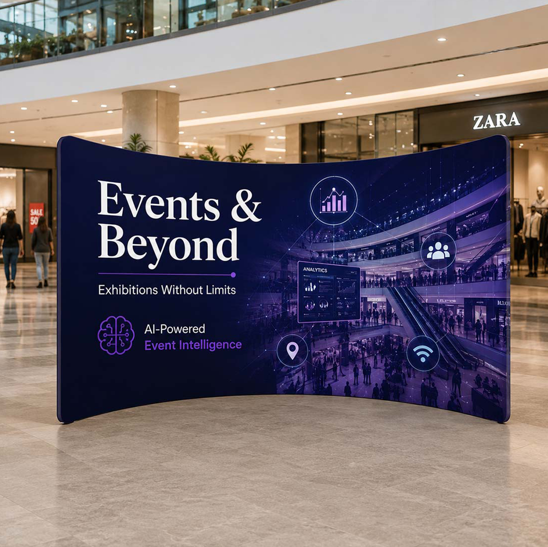 180° Curved Exhibition Booth Wall