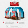 Mobiles Ausstellungsdisplay 3m x 6m – Modell 9