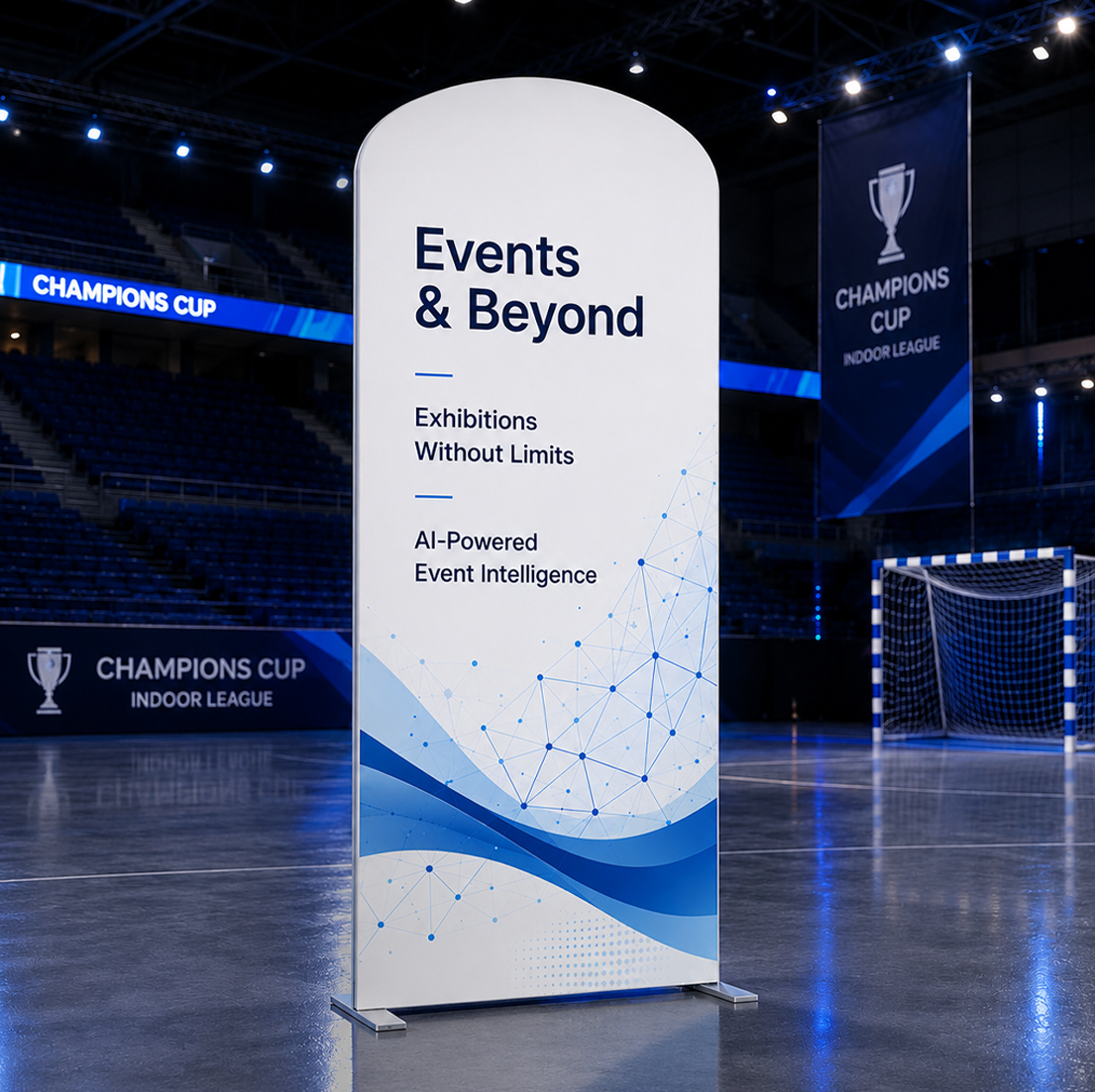 Portable Exhibit Display - Rampant Arch