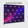 Spannstoff-Step-and-Repeat-Displaywand